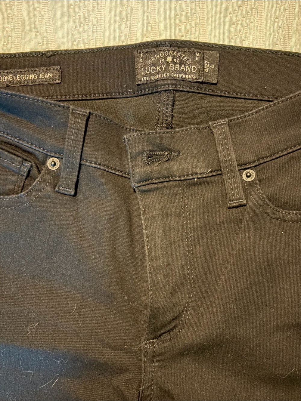 Lucky Brand Black Skinny Jeans